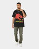 American Thrift X Jurassic Park Mega Mayhem Vintage T-Shirt Black Wash