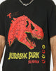 American Thrift X Jurassic Park Mega Mayhem Vintage T-Shirt Black Wash