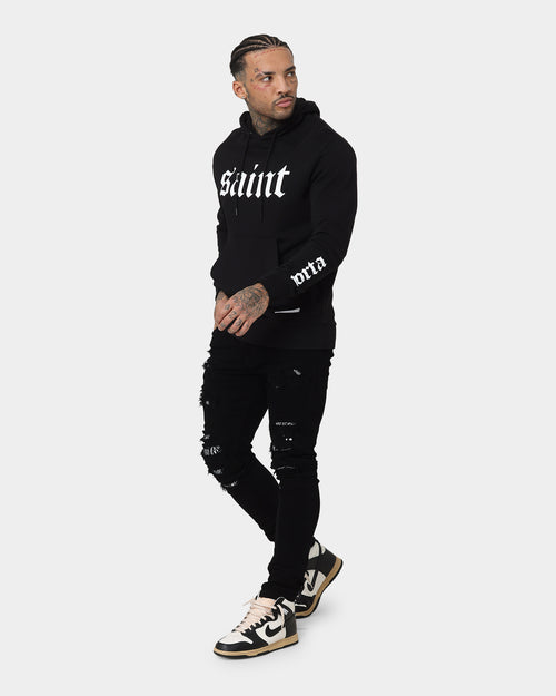 Saint Morta Gothica New Age Hoodie Black/White