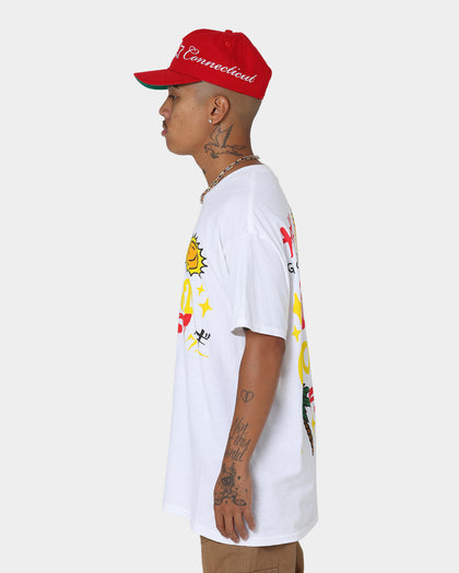 Goat Crew Life Is Good T-Shirt White