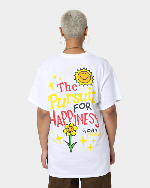Goat Crew Pursuit 4 Happiness T-Shirt White