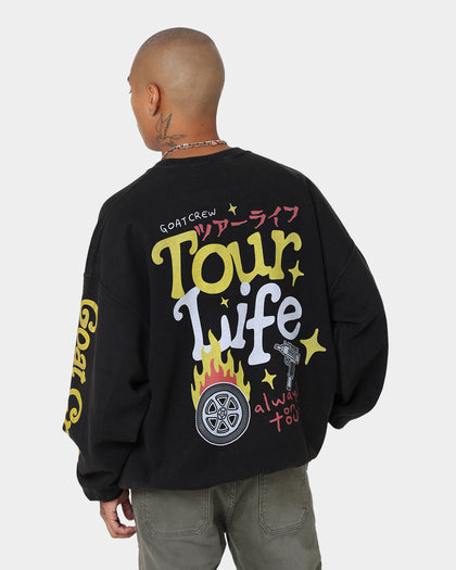 Goat Crew Tourlife Vintage Crewneck Black