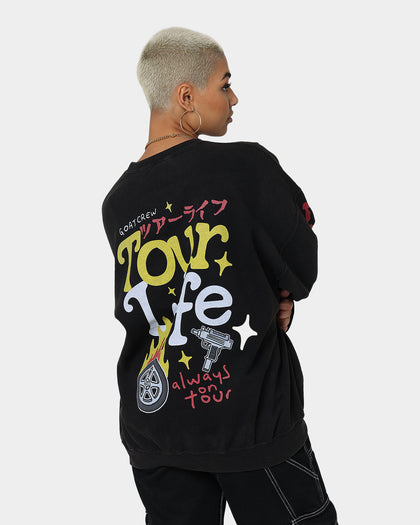 Goat Crew Tourlife Vintage Crewneck Black