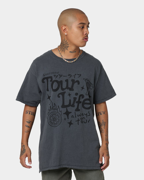 Goat Crew Tourlife T-Shirt Off Black