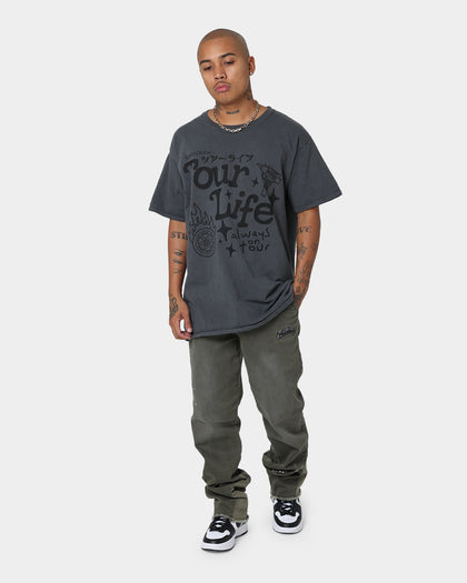 Goat Crew Tourlife T-Shirt Off Black