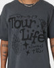 Goat Crew Tourlife T-Shirt Off Black
