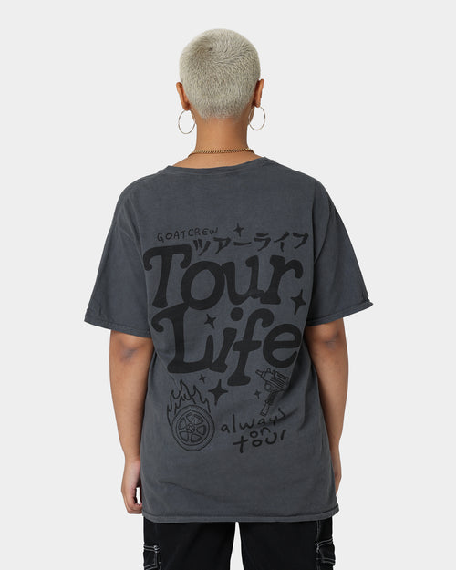 Goat Crew Tourlife T-Shirt Off Black