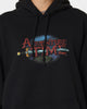 American Thrift X Adventure Time What Time Is It Vintage Hoodie Black Wash
