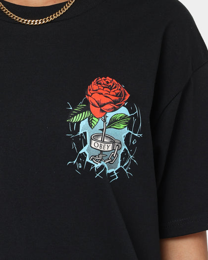 OBEY Break Down The Walls T-Shirt Black