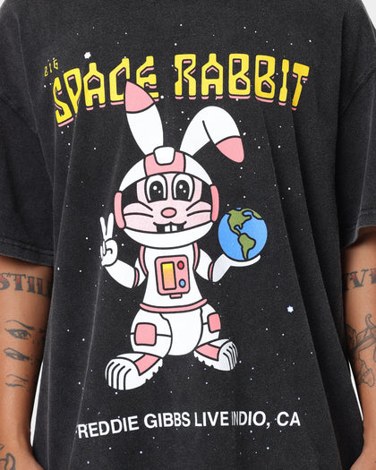 Freddie Gibbs Indio Space Rabbit Vintage T-Shirt Washed Black