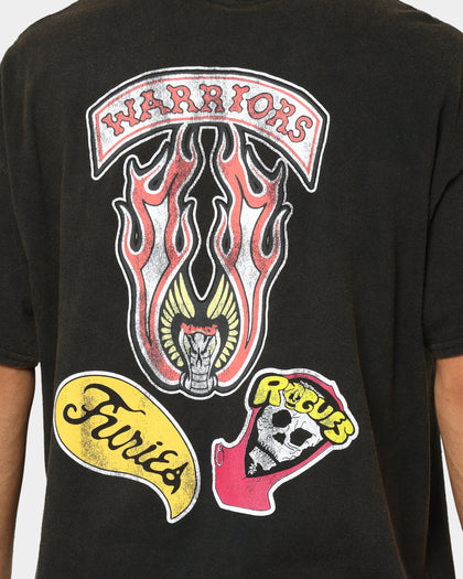 American Thrift X The Warriors Gangs Vintage T-Shirt Black Wash