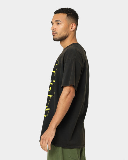 Goat Crew X Cowboy Bebop Edward Vintage T-Shirt Washed Black