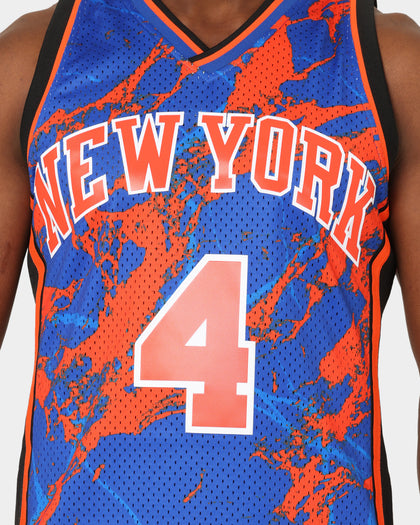 Mitchell & Ness New York Knicks Nate Robinson #4 '05-'06 Marble Swingman Jersey Blue