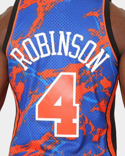 Mitchell & Ness New York Knicks Nate Robinson #4 '05-'06 Marble Swingman Jersey Blue