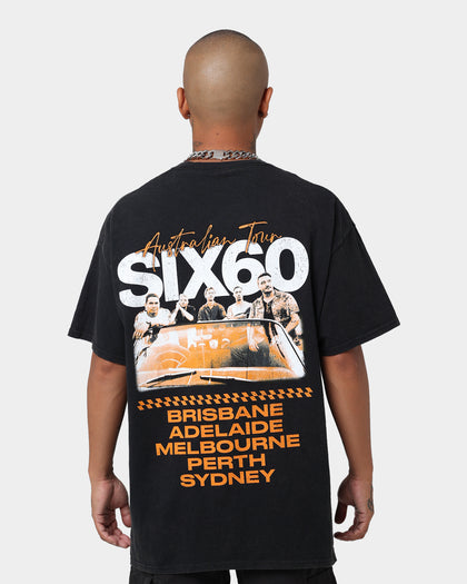 SIX60 Six60 Tour Vintage T-Shirt Black Wash