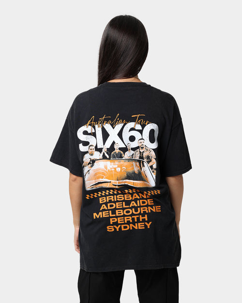 SIX60 Six60 Tour Vintage T-Shirt Black Wash