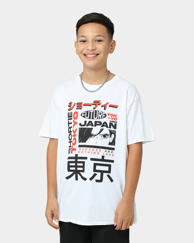 Shortie Kids' Future Anime T-Shirt Off White