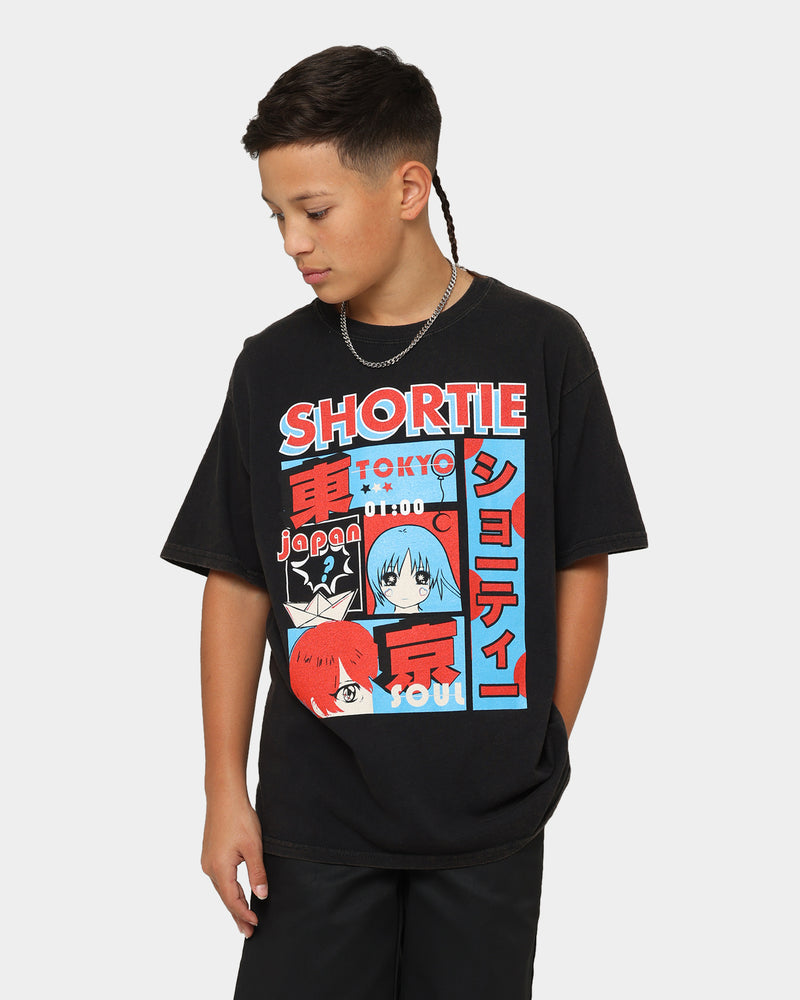 Shortie Kids' Soul T-Shirt Black Wash