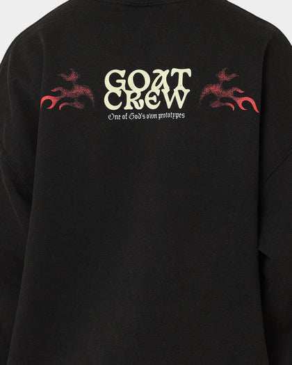 Goat Crew Too Weird To Live Vintage Crewneck Black Wash