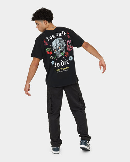 Goat Crew Too Weird To Live Vintage T-Shirt Black Wash