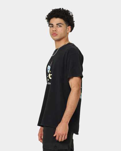 Goat Crew Too Weird To Live Vintage T-Shirt Black Wash