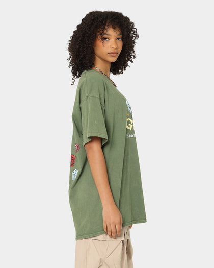 Goat Crew Too Weird To Live Vintage T-Shirt Military