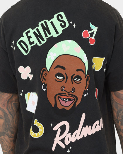 Rodman Brand 48 Hours In Vegas Vintage T-Shirt Black Wash
