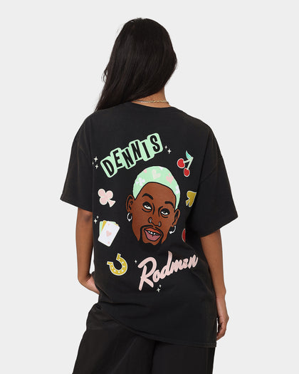 Rodman Brand 48 Hours In Vegas Vintage T-Shirt Black Wash