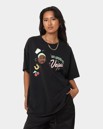 Rodman Brand 48 Hours In Vegas Vintage T-Shirt Black Wash