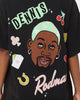Rodman Brand 48 Hours In Vegas Vintage T-Shirt Black Wash