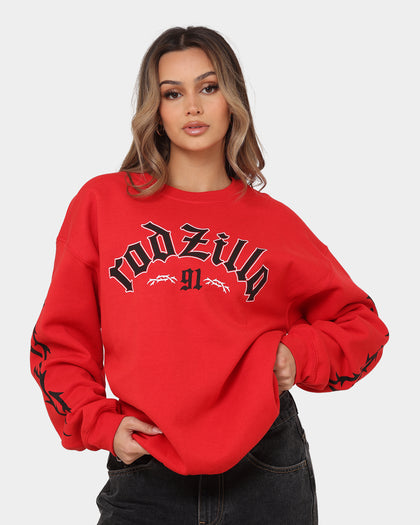 Rodman Brand Rodzilla Crewneck Red