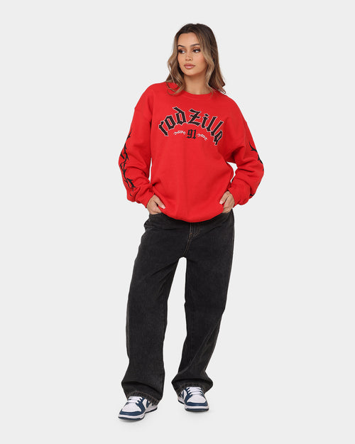 Rodman Brand Rodzilla Crewneck Red