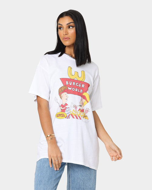 American Thrift American Thrift X Beavis & Butthead Burger World T-Shirt White