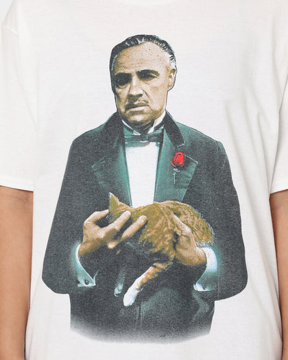 American Thrift X The Godfather The Godfather Cat T-Shirt White