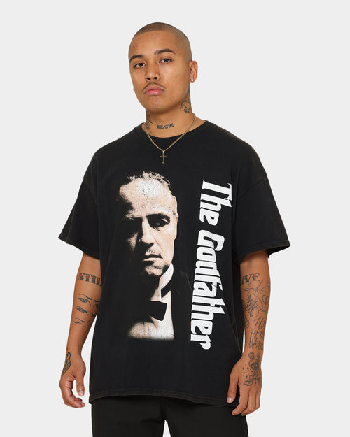 American Thrift X The Godfather The Godfather Movie Vintage T-Shirt Black Wash