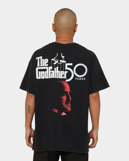 American Thrift X The Godfather The Godfather Movie Vintage T-Shirt Black Wash