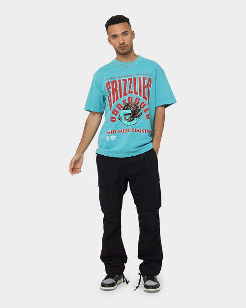 Mitchell & Ness Vancouver Grizzlies Division Arch T-Shirt Faded Teal