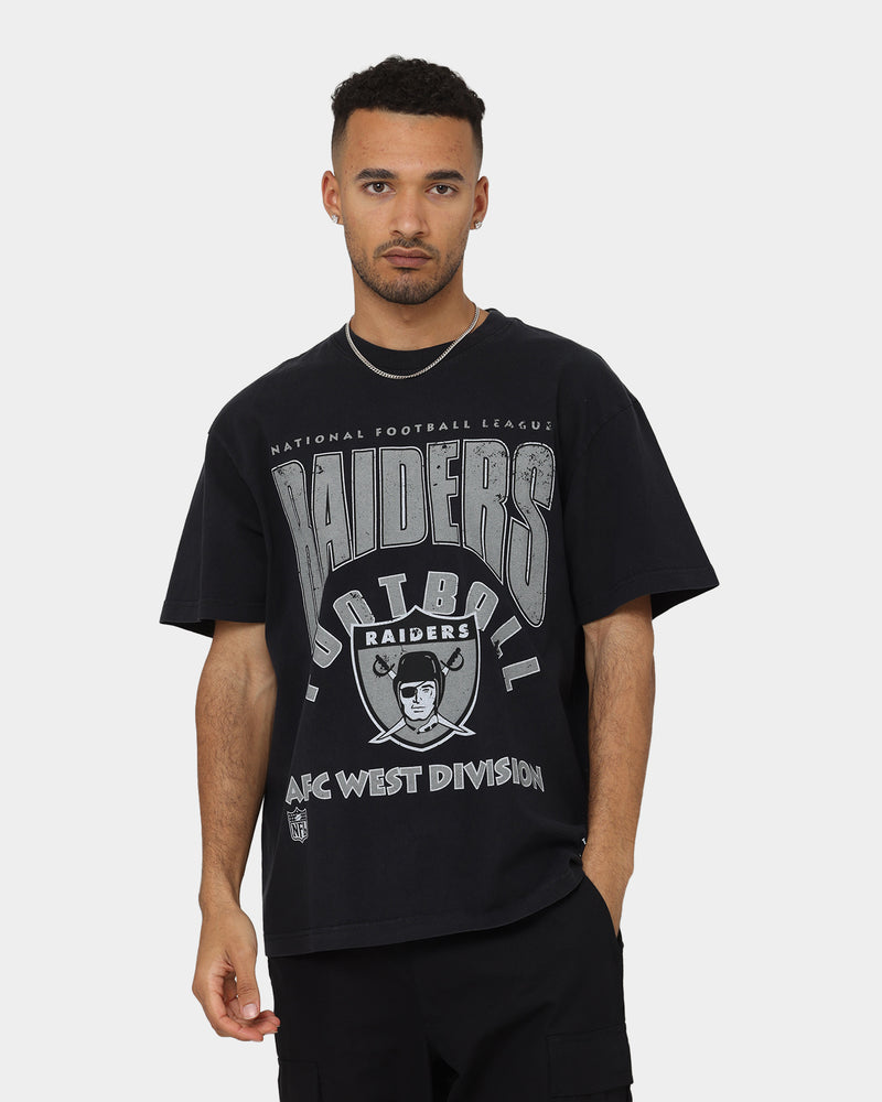Mitchell & Ness Las Vegas Raiders Division Arch T-Shirt Faded Black