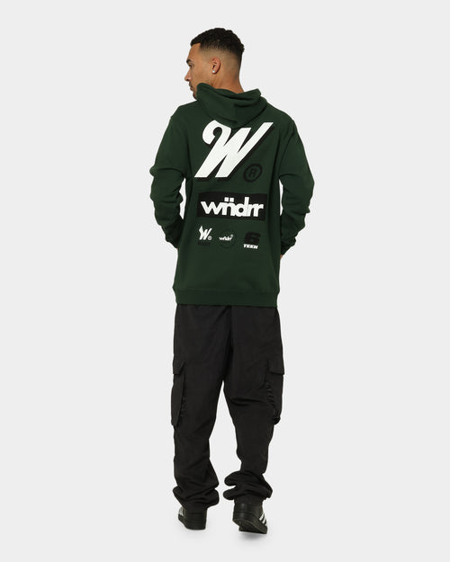 WNDRR Slender Hoodie Forest Green