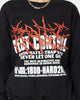 Rats Get Fat Pest Control Crewneck Black
