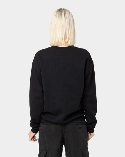 Rats Get Fat Pest Control Crewneck Black