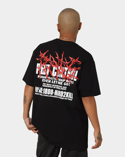 Rats Get Fat Pest Control T-Shirt Black