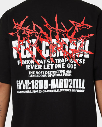 Rats Get Fat Pest Control T-Shirt Black