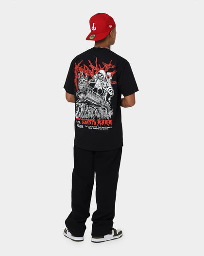 Rats Get Fat Skull Shot T-Shirt Black