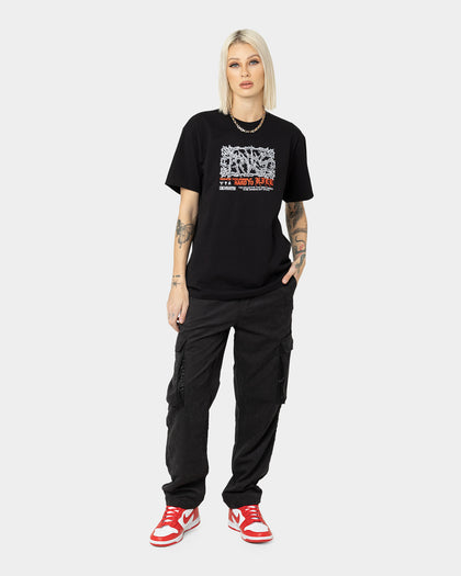 Rats Get Fat Skull Shot T-Shirt Black