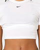 Nike Women's Sportswear Essential Crop T-Shirt White/Black