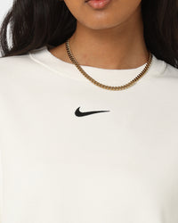 Nike Women's Nike Sportswear Style Fleece Over-Oversized Crewneck Sail/Black