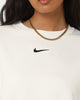 Nike Women's Nike Sportswear Style Fleece Over-Oversized Crewneck Sail/Black