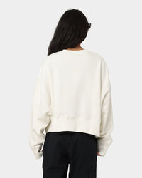 Nike Women's Nike Sportswear Style Fleece Over-Oversized Crewneck Sail/Black