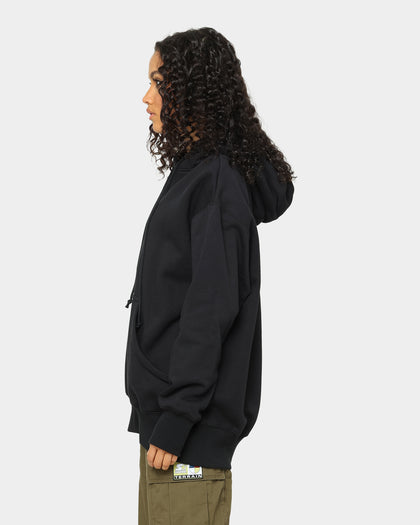 Nike Women's Sportswear Phoenix Fleece Oversized Pullover Hoodie Black/Sail